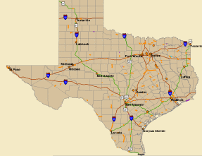 Texas Traveler Information Map